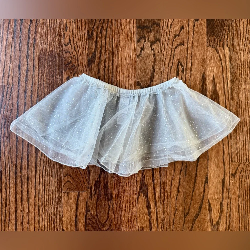 Carter's Glittery Silver Tulle Skirt - Toddler Girl Size 3t